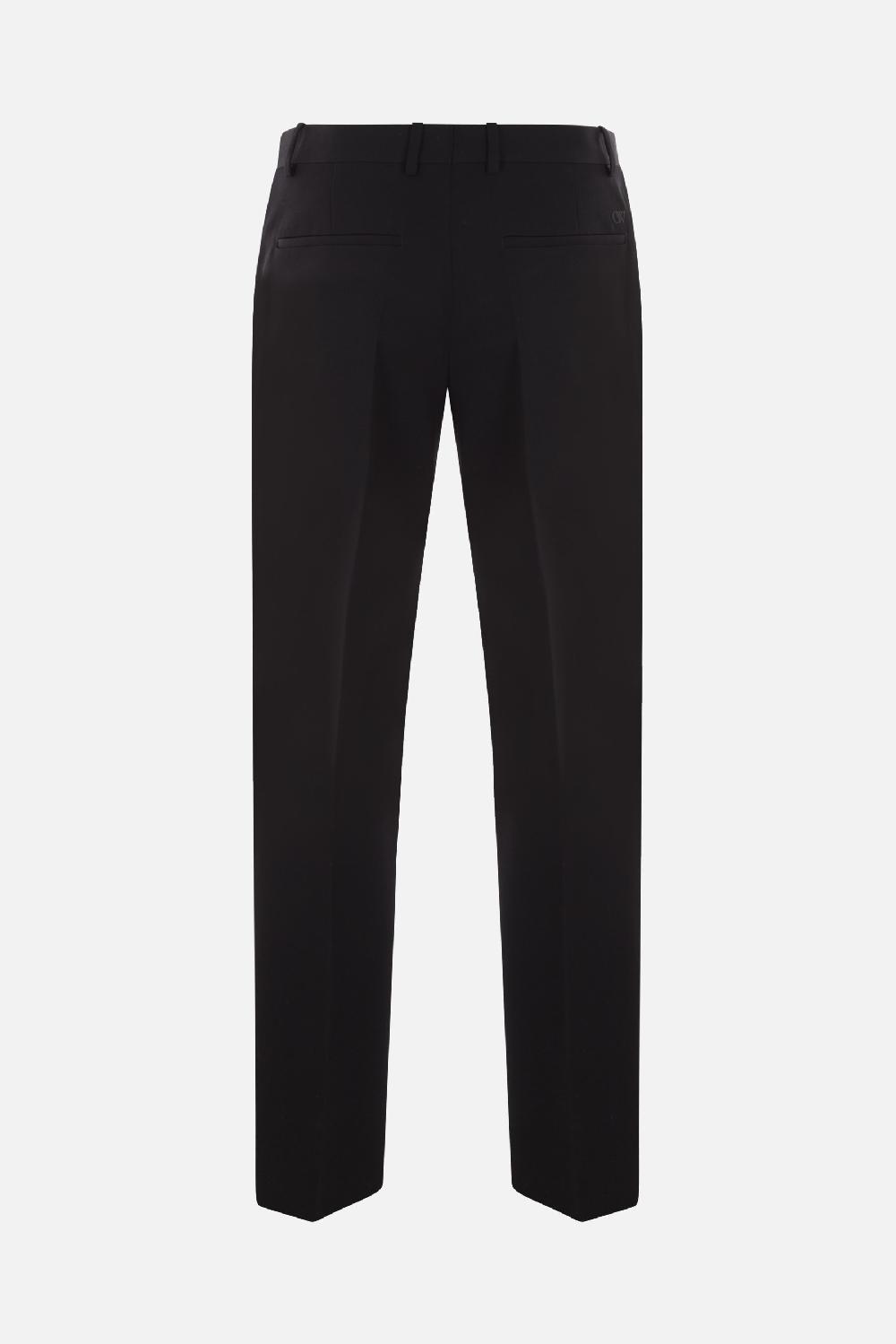 OFF WHITE pantalone in lana Flash Sale