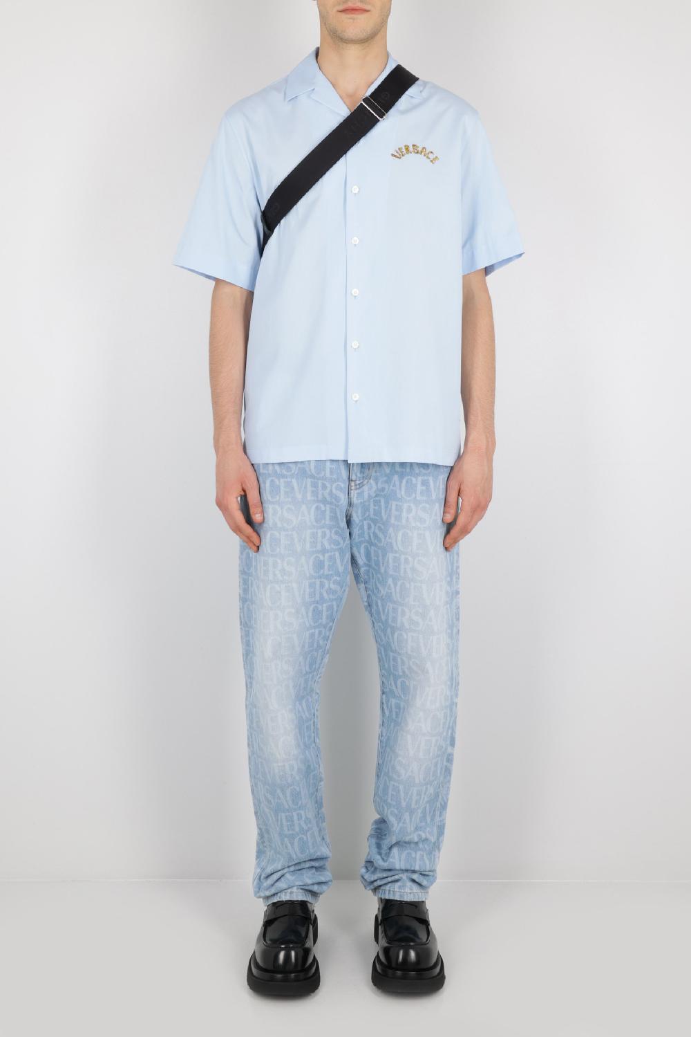VERSACE jeans regular-fit Barocco Silhouette in denim Vendite stagionali