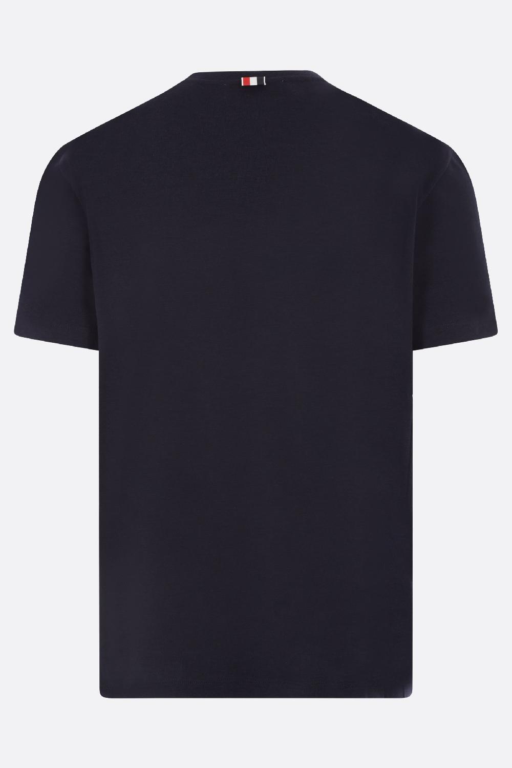 THOM BROWNE t-shirt in lana stretch 4bar Black Friday
