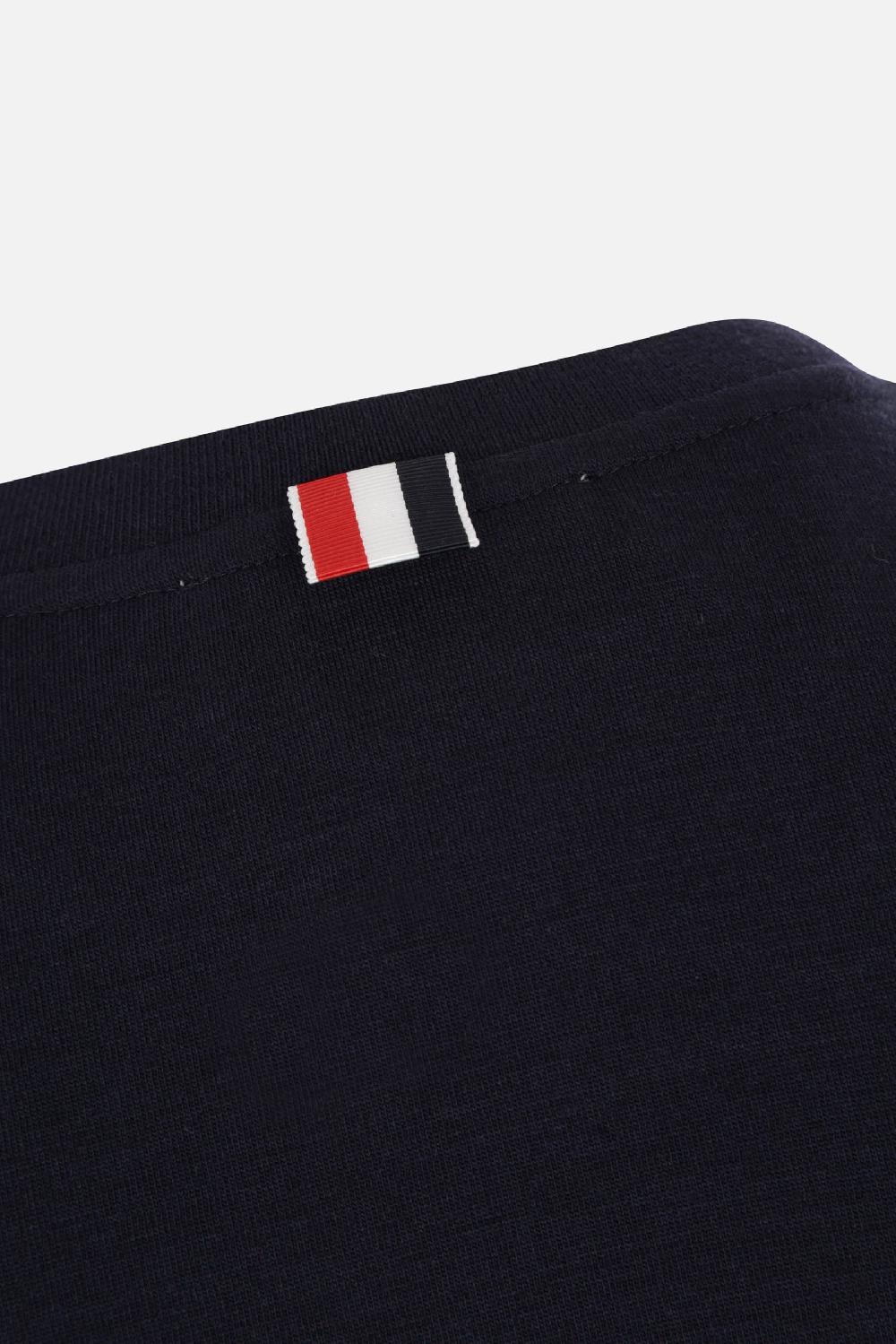 THOM BROWNE t-shirt in lana stretch 4bar Black Friday