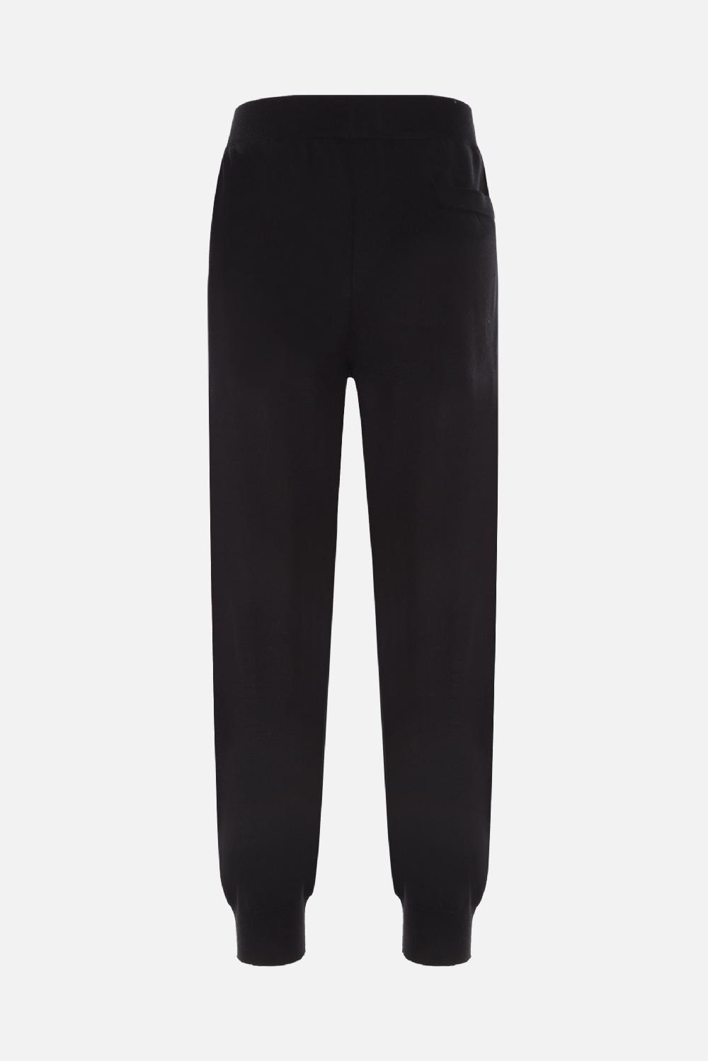 GIVENCHY pantalone jogging in maglia intarsio logo Cyber Monday