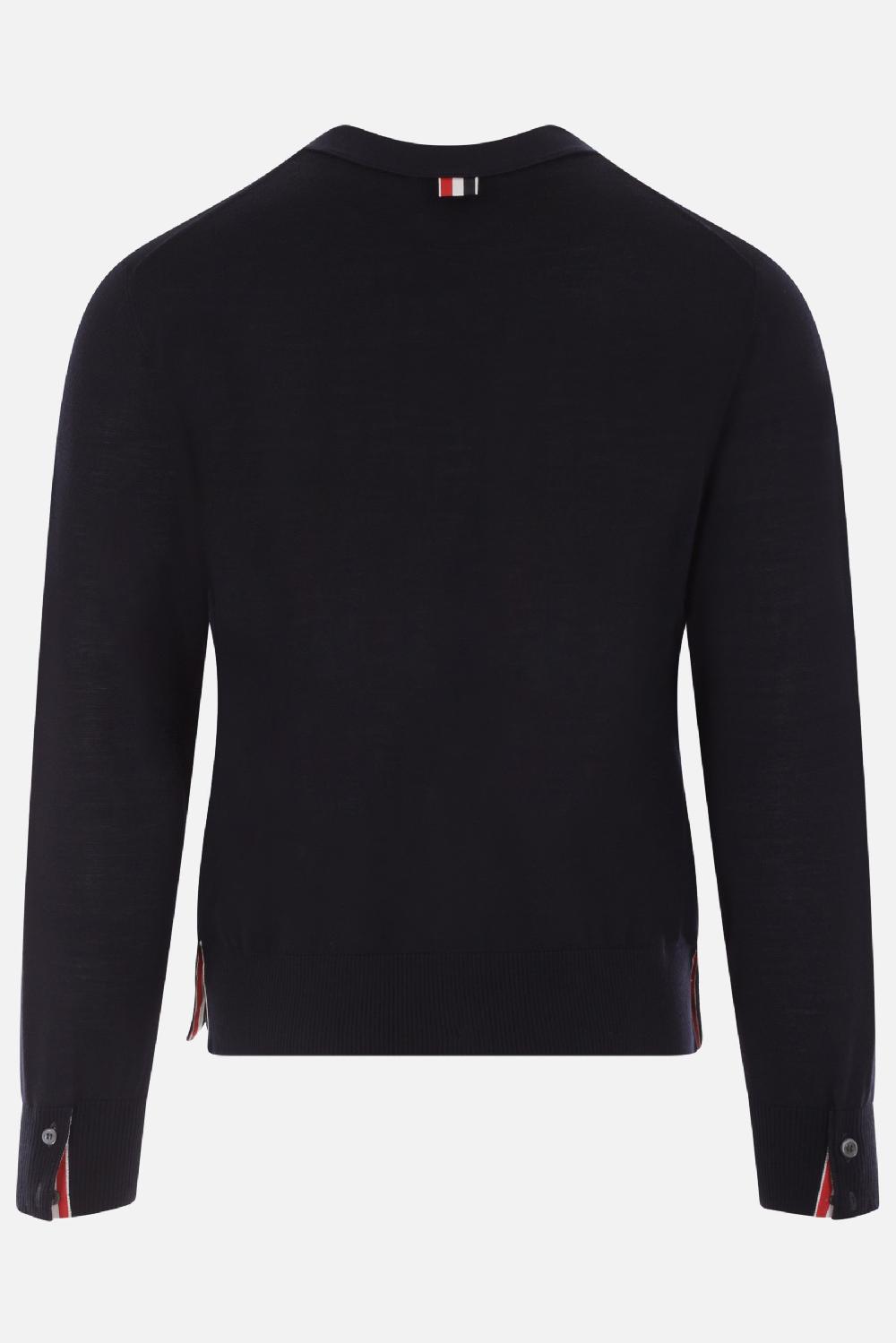 THOM BROWNE cardigan in lana Offerta natalizia