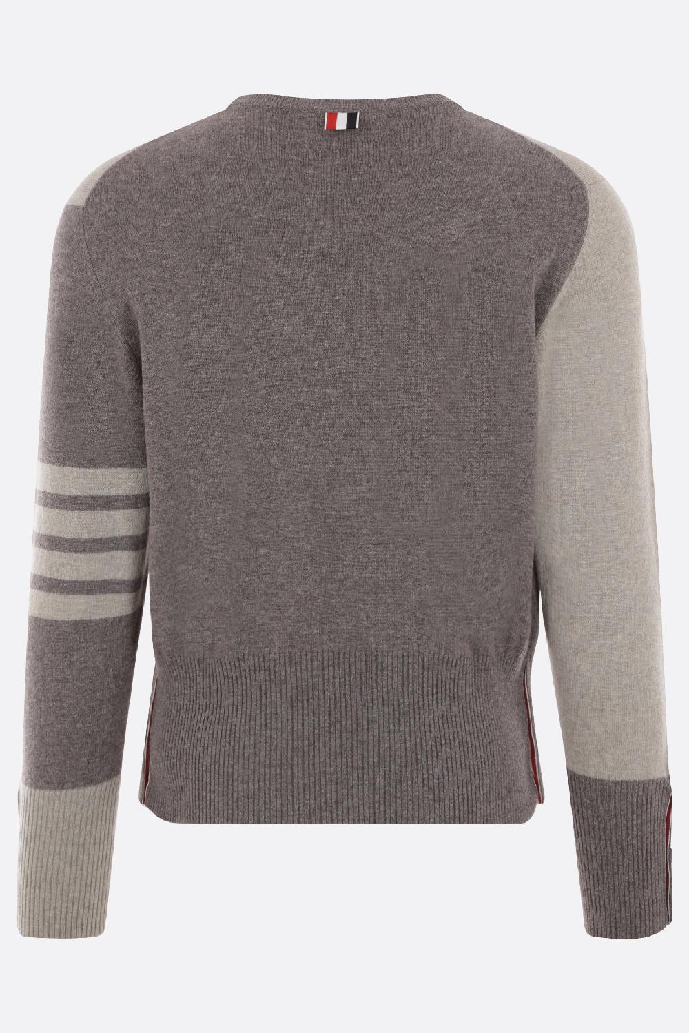 THOM BROWNE pullover 4bar in cashmere Offerta Pasqua