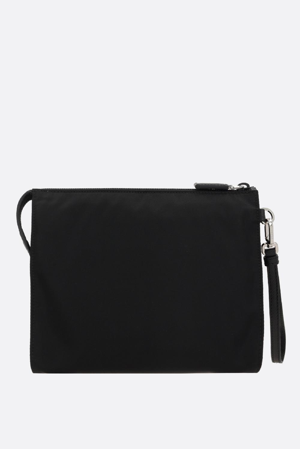 PRADA busta in Re-Nylon con logo Nuovi prodotti