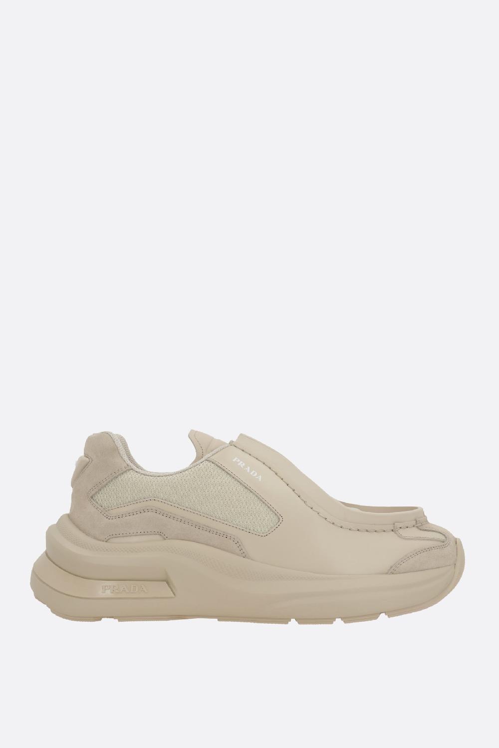PRADA sneaker Systeme in un mix di materiali Offerte giornaliere