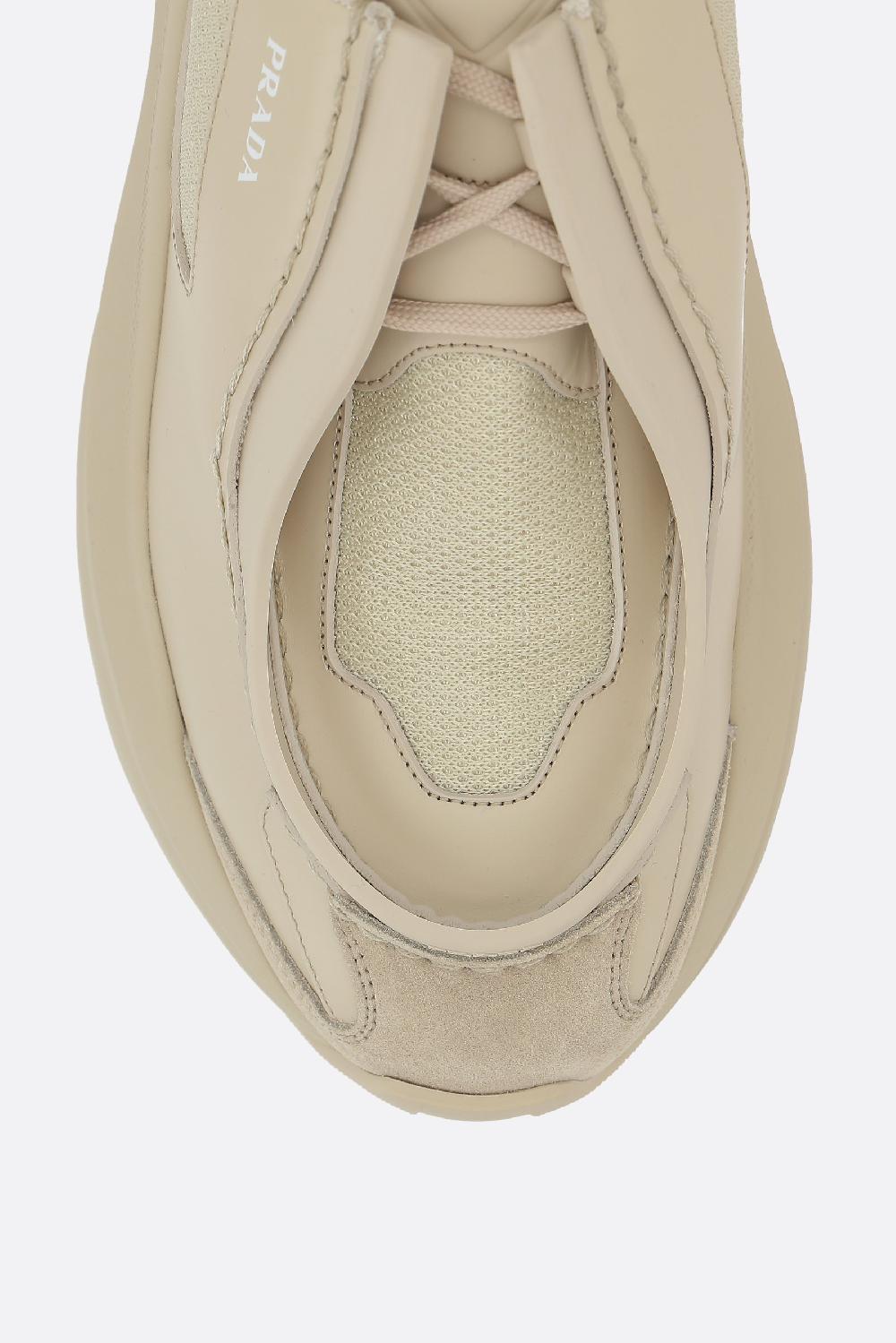 PRADA sneaker Systeme in un mix di materiali Offerte giornaliere