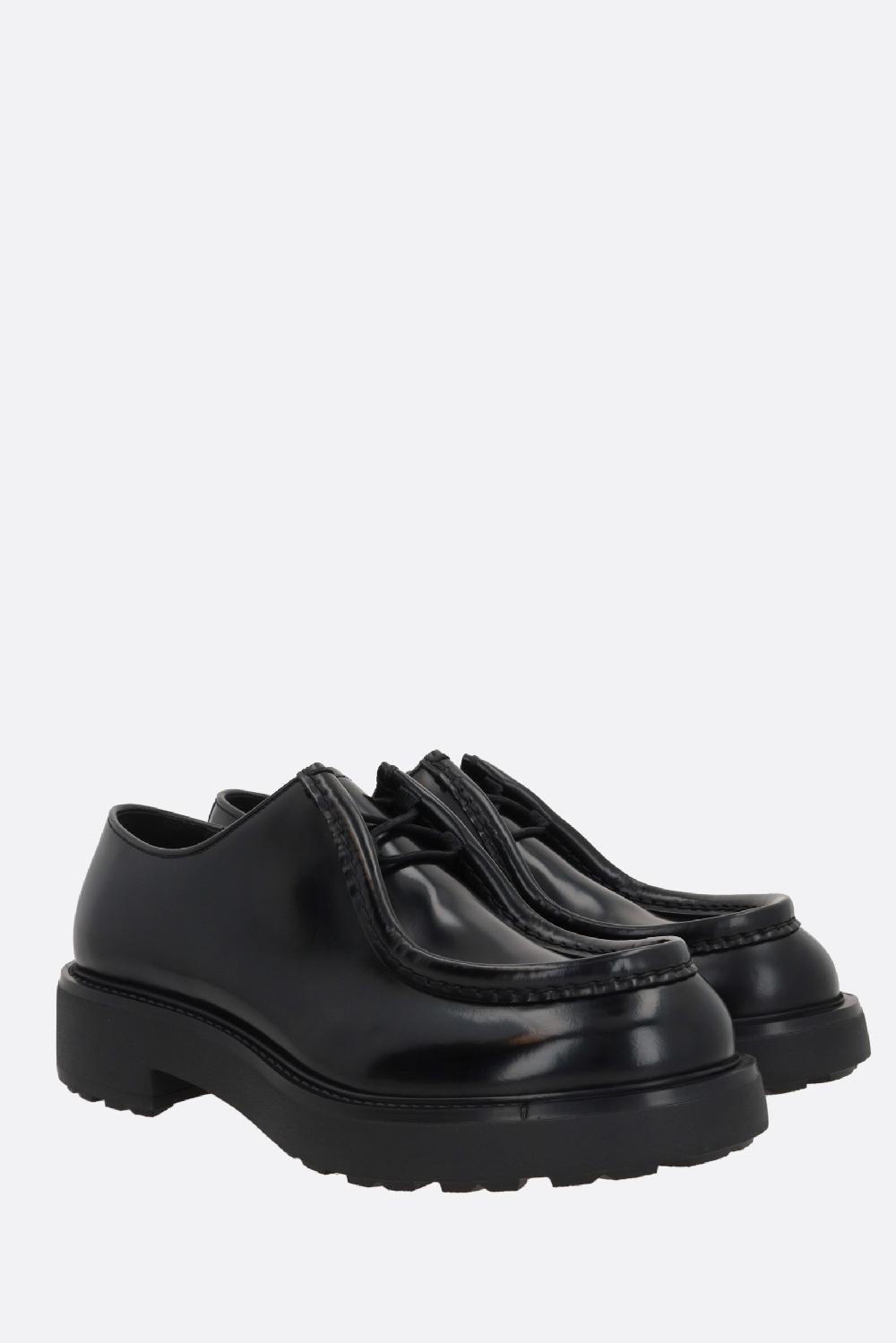 PRADA scarpa stringata Diapason in pelle spazzolata ACQUISTA ORA