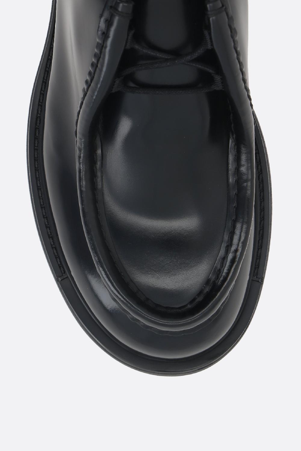 PRADA scarpa stringata Diapason in pelle spazzolata ACQUISTA ORA