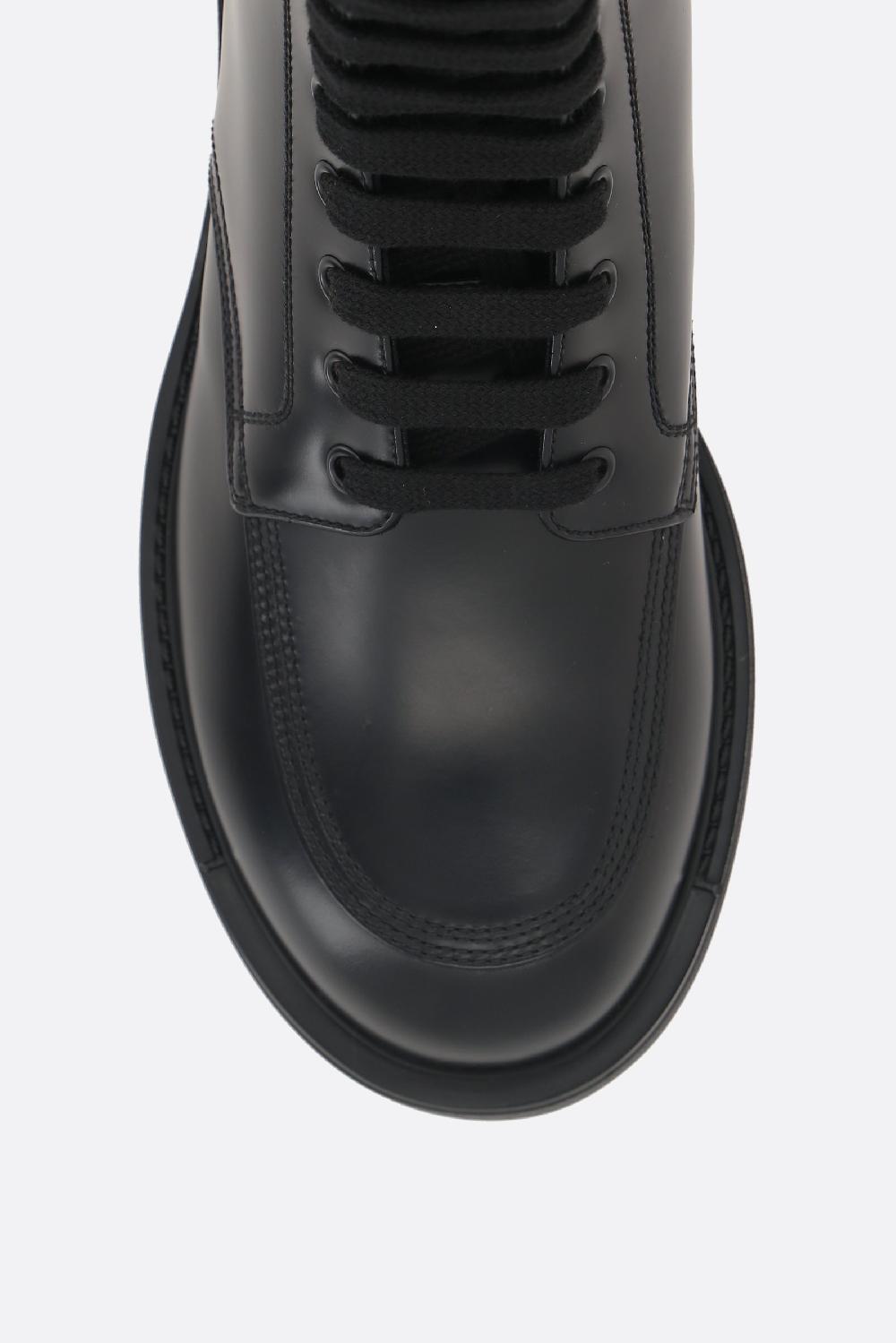 PRADA anfibio in pelle spazzolata Latest stili