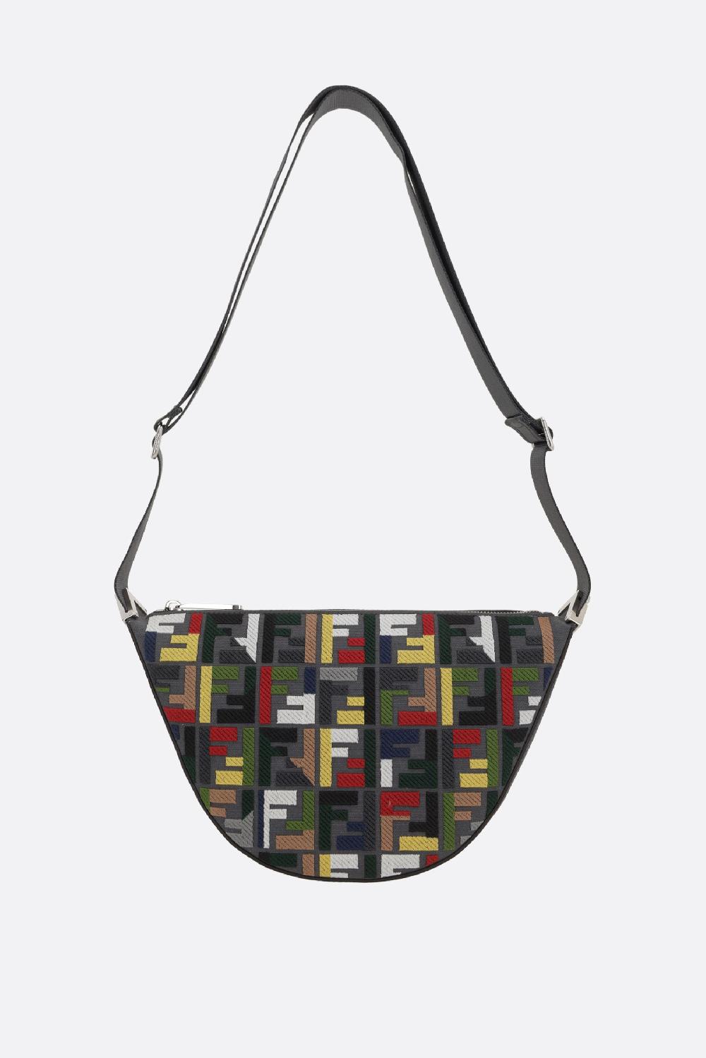 FENDI borsa a tracolla Fendi Melon small in canvas FF Fino al 50% di sconto