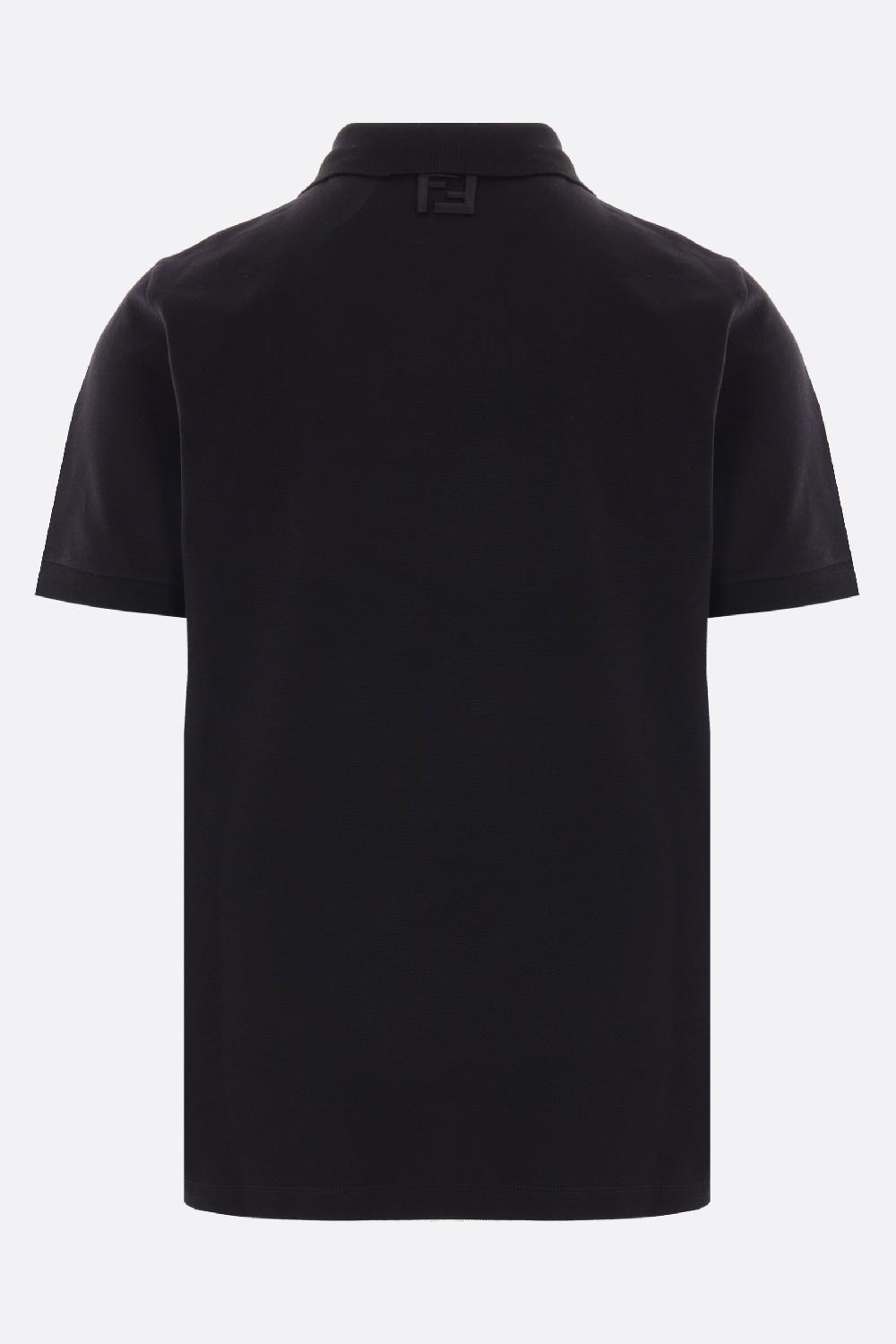 FENDI polo Fendilicious in piquet Fino al 65% di sconto
