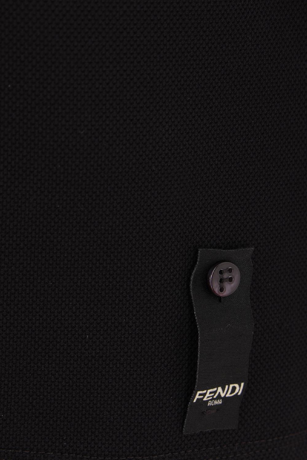 FENDI polo Fendilicious in piquet Fino al 65% di sconto