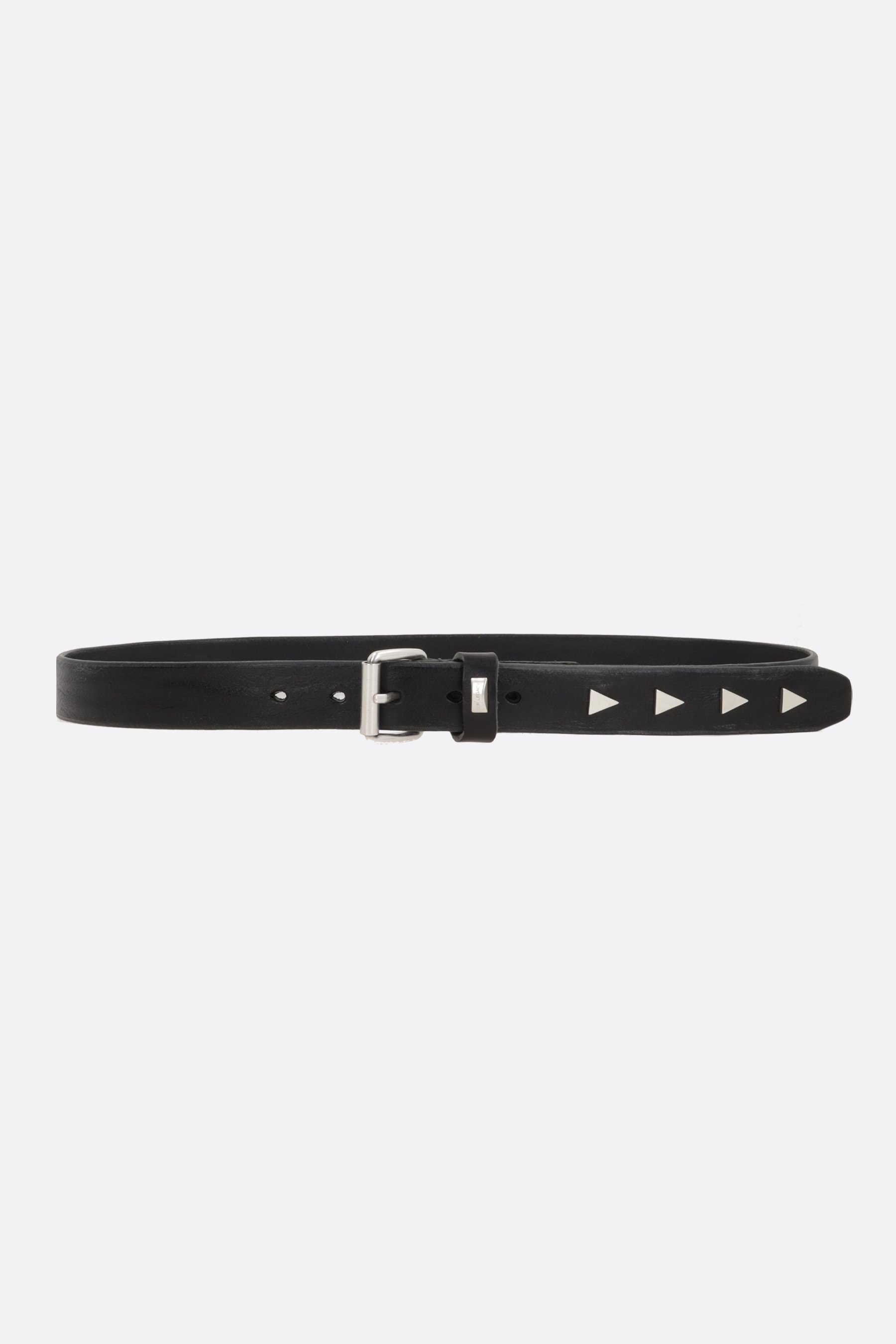 OUR LEGACY cintura Arrow Head in pelle liscia