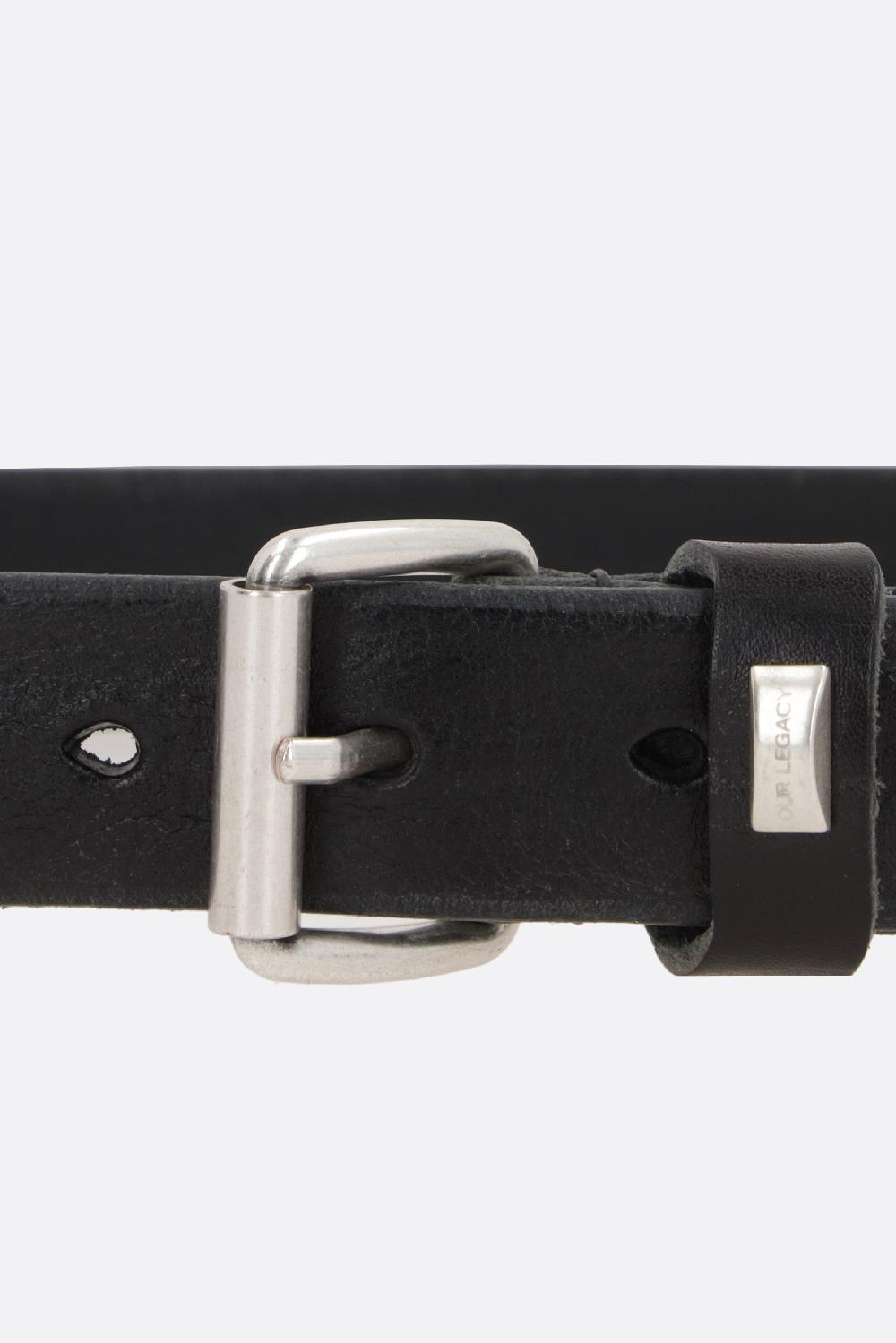 OUR LEGACY cintura Arrow Head in pelle liscia 50% di sconto con spedizione gratuita