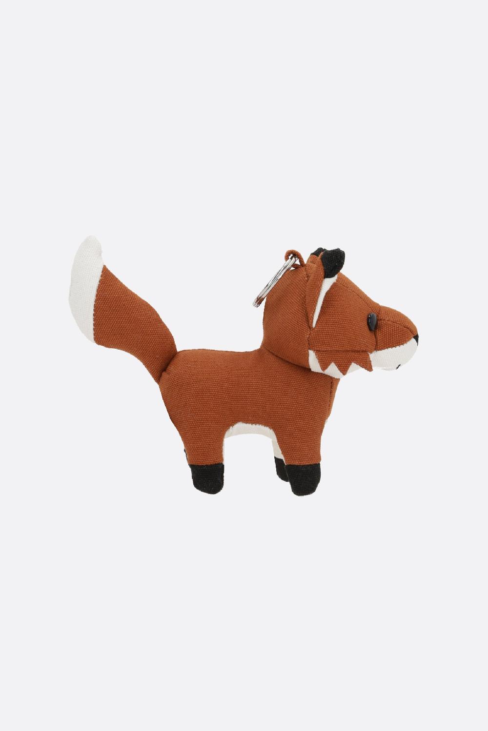 MAISON KITSUNÉ charm per borsa Fox in canvas