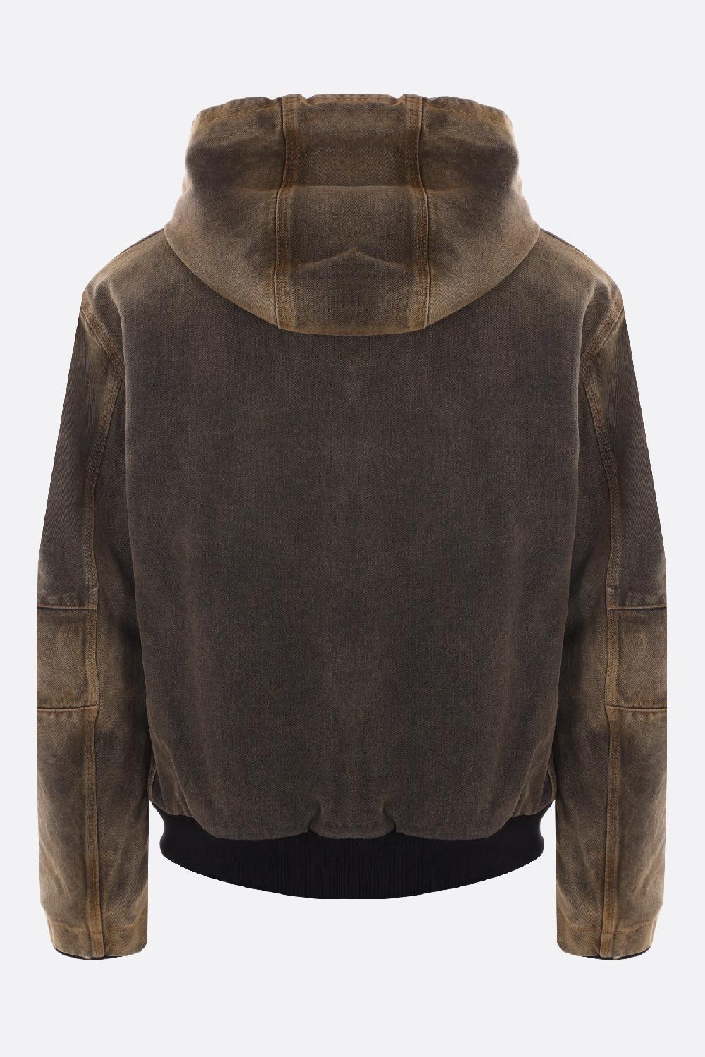 MM6 bomber imbottito in denim Esporta salva