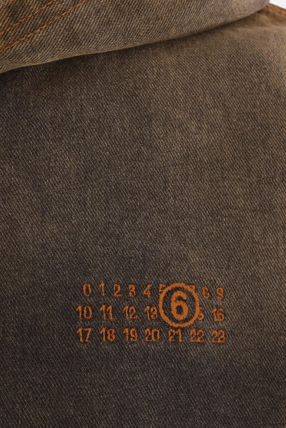 MM6 bomber imbottito in denim Esporta salva