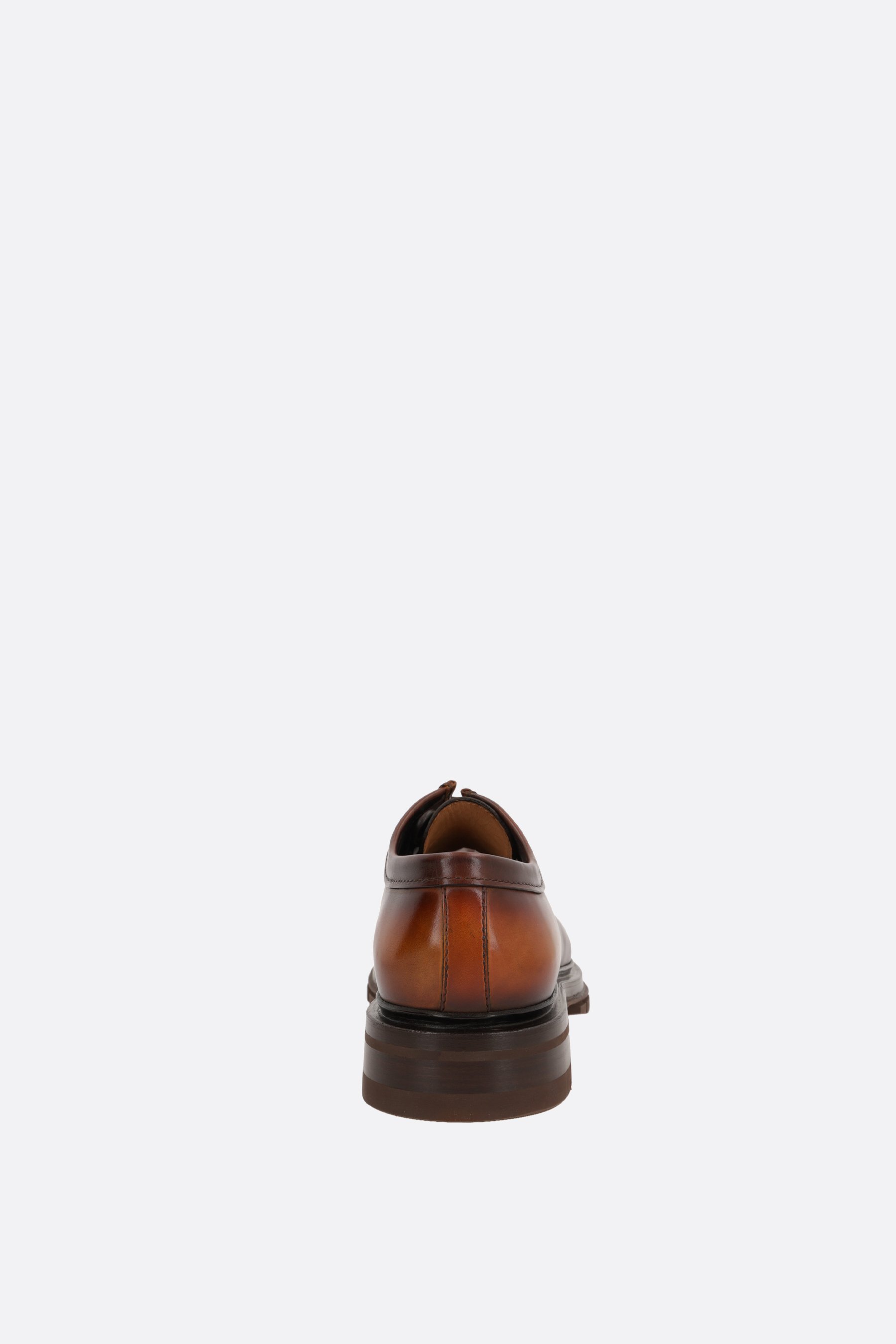 SANTONI scarpa derby Emlyn in pelle liscia 50% di sconto per tempo limitato