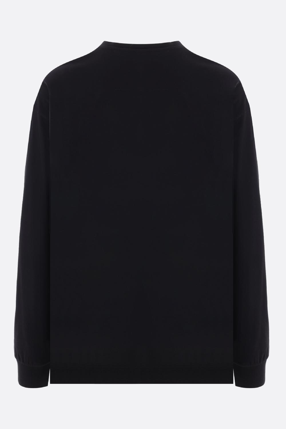 GIVENCHY t-shirt a maniche lunghe in cotone 2025