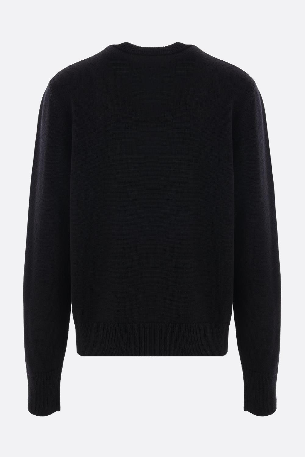 GIVENCHY pullover in lana ricamo treccia 4G Promozione