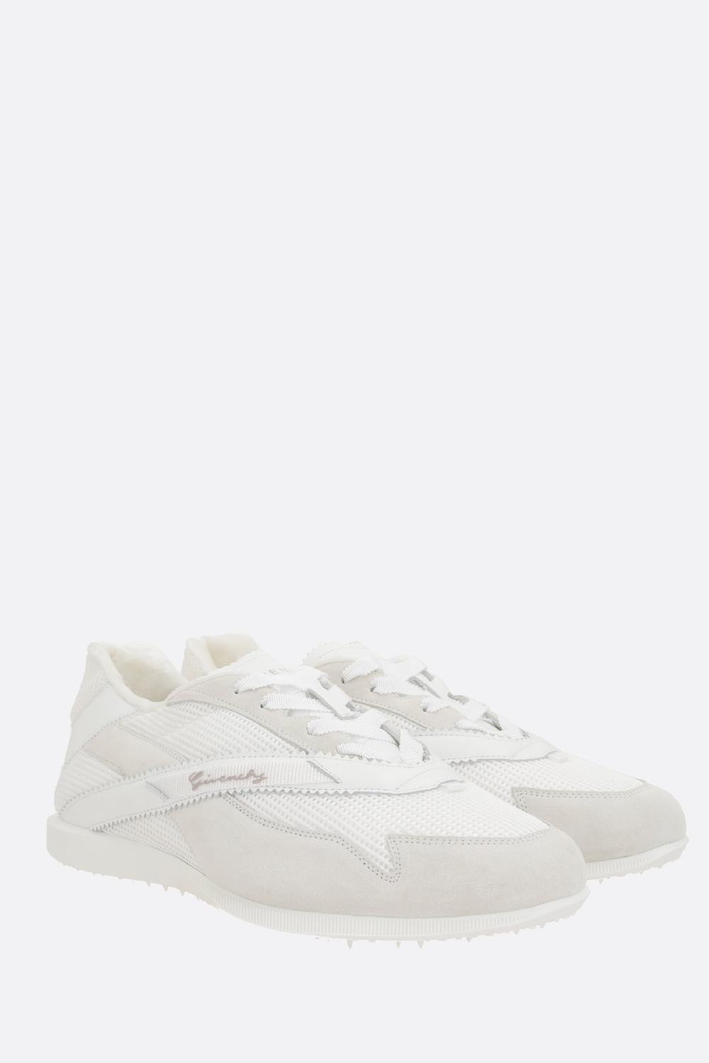 GIVENCHY sneaker in rete e suede Soddisfazione Garantita