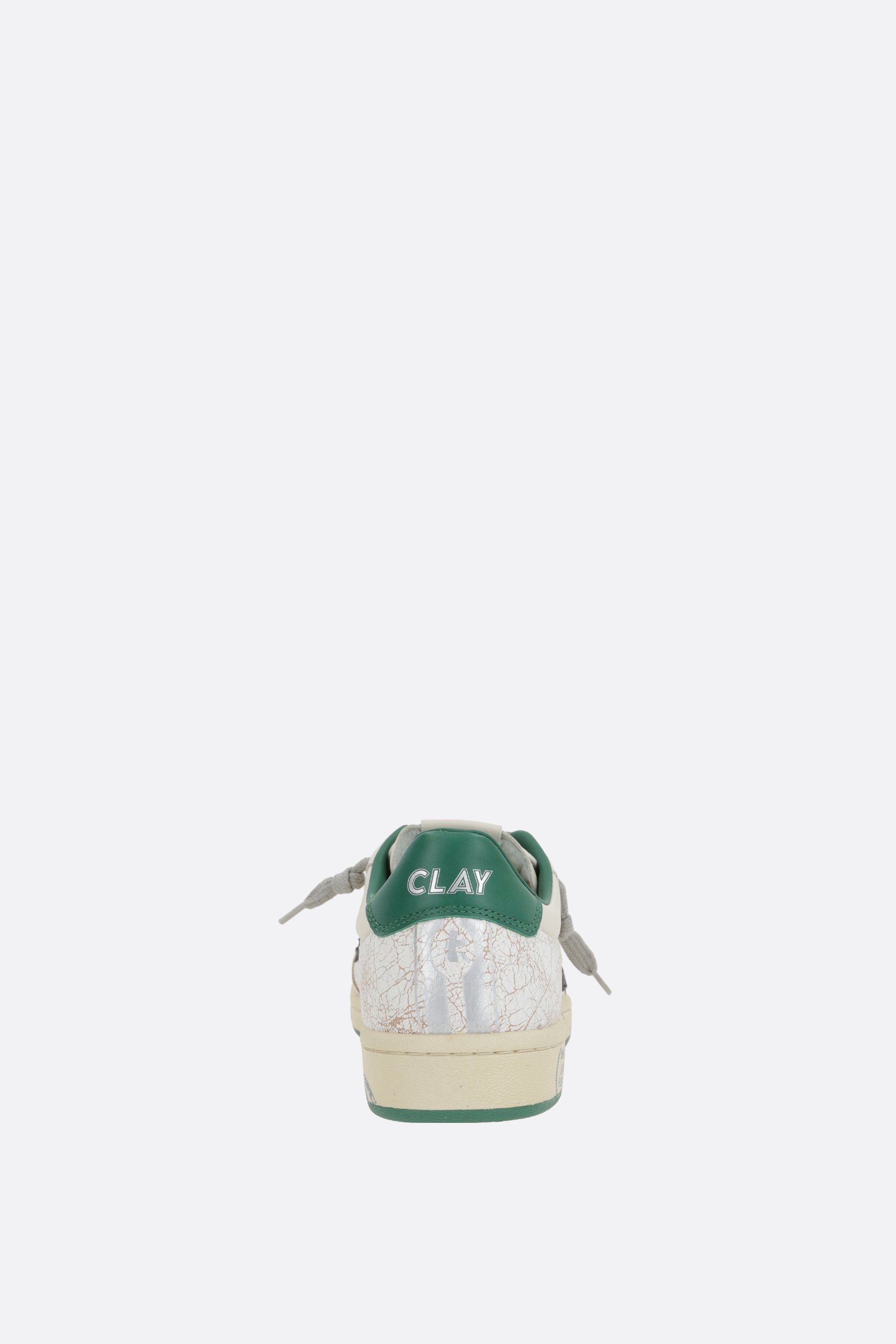 PREMIATA sneaker BSKT CLAY in pelle liscia e craquelé Qualità Garantita
