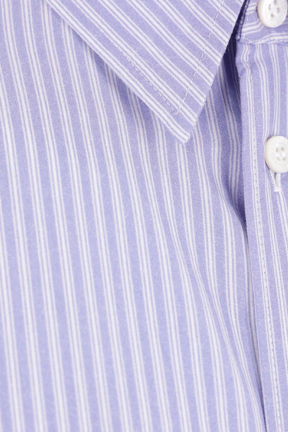 BALENCIAGA camicia oversize Fluida in popeline a righe Affare Del Giorno