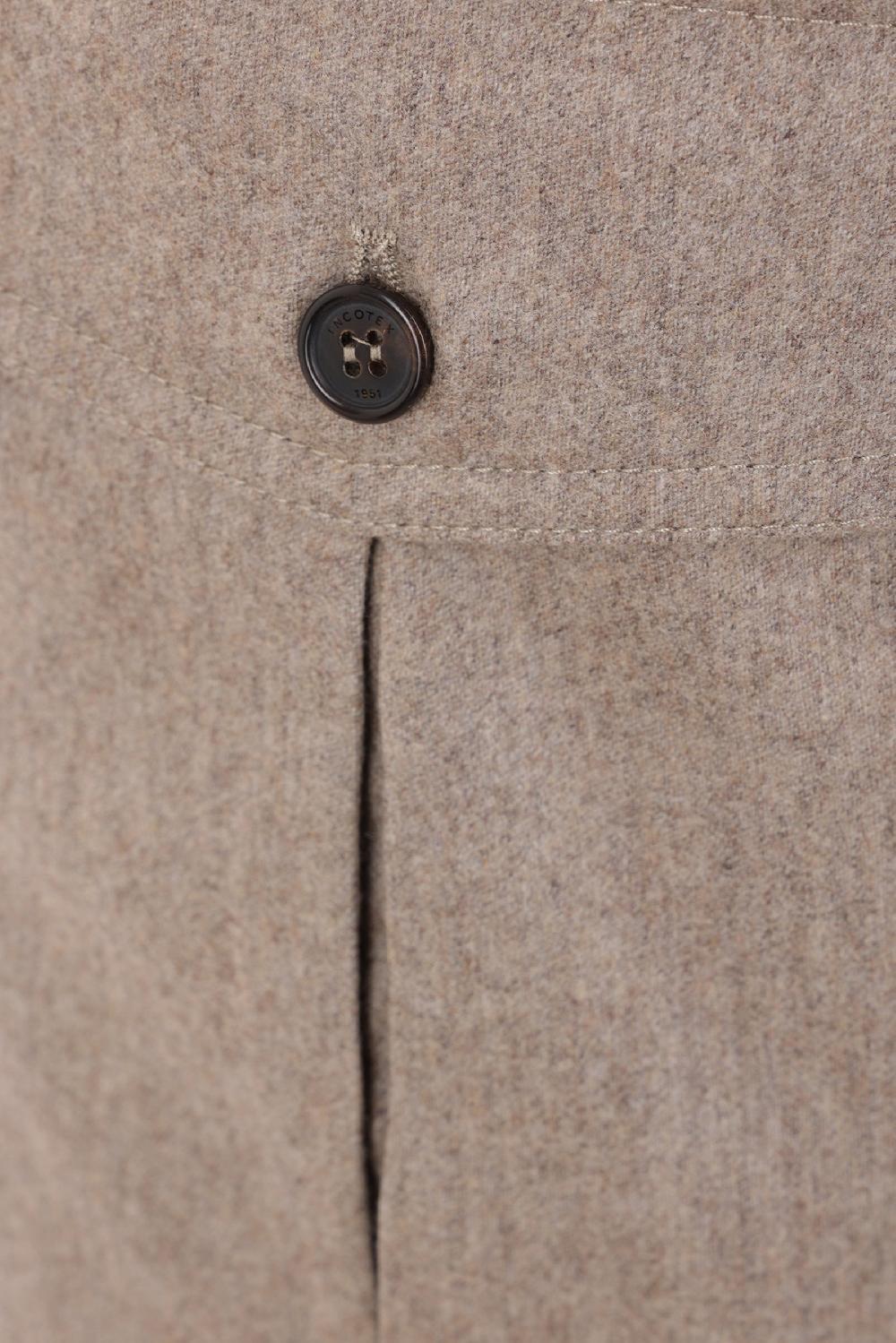 INCOTEX pantalone cargo in lana e cashmere Economico