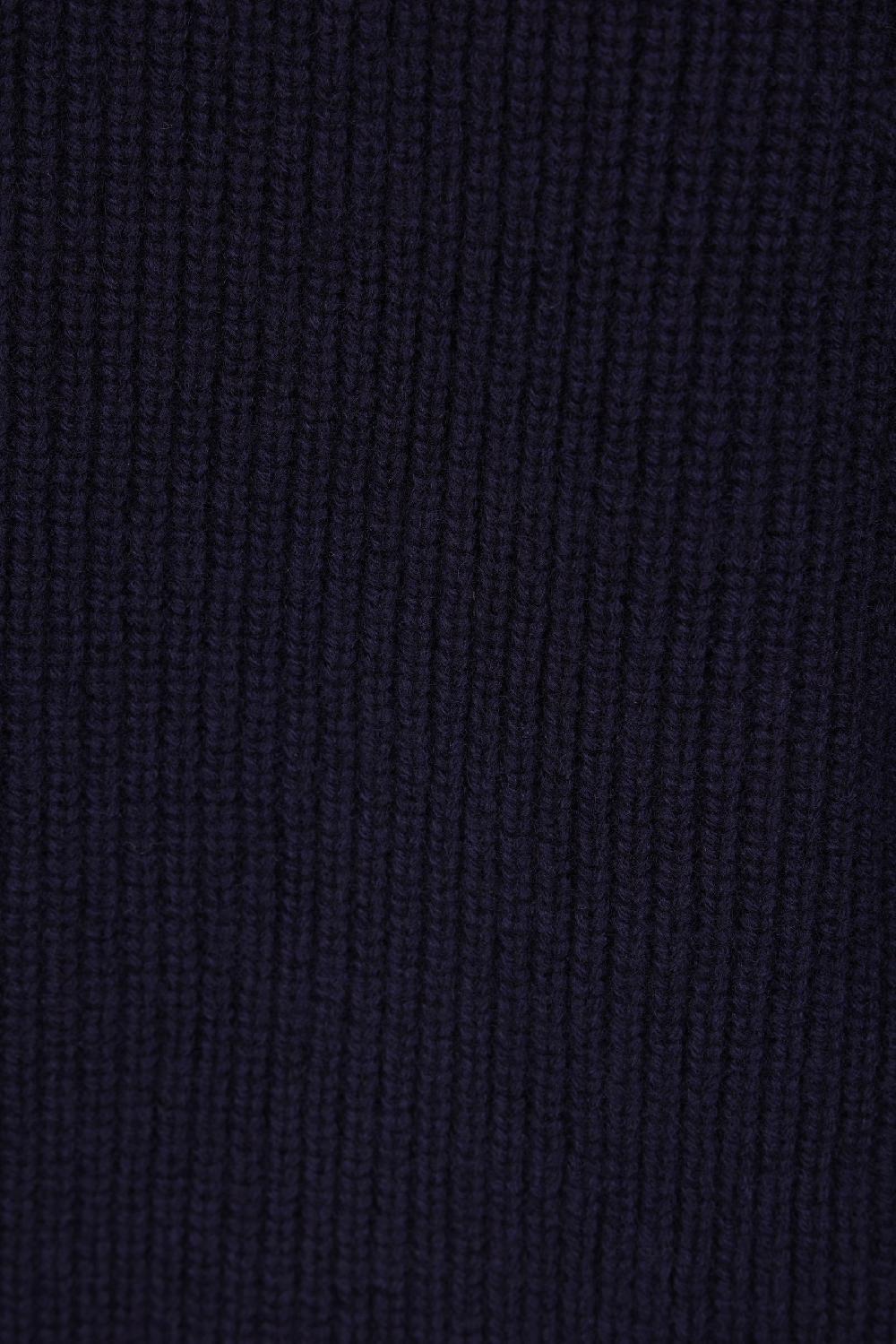 MAISON KITSUNÉ pullover in misto lana patch Bold Fox Head Grande vendita