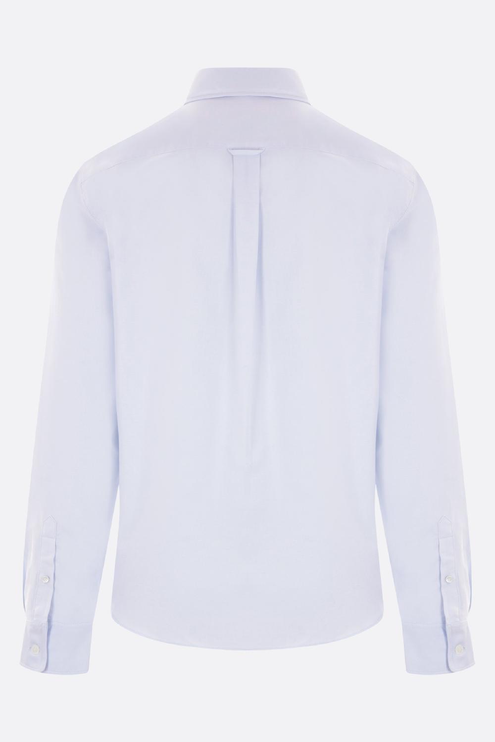 MAISON KITSUNÉ camicia in Oxford patch logo Mini Fox Head Shopping online