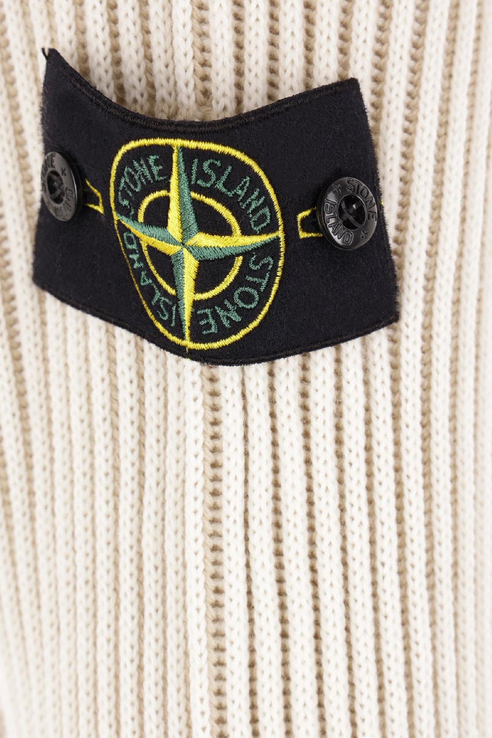 STONE ISLAND dolcevita in lana a coste Black Friday