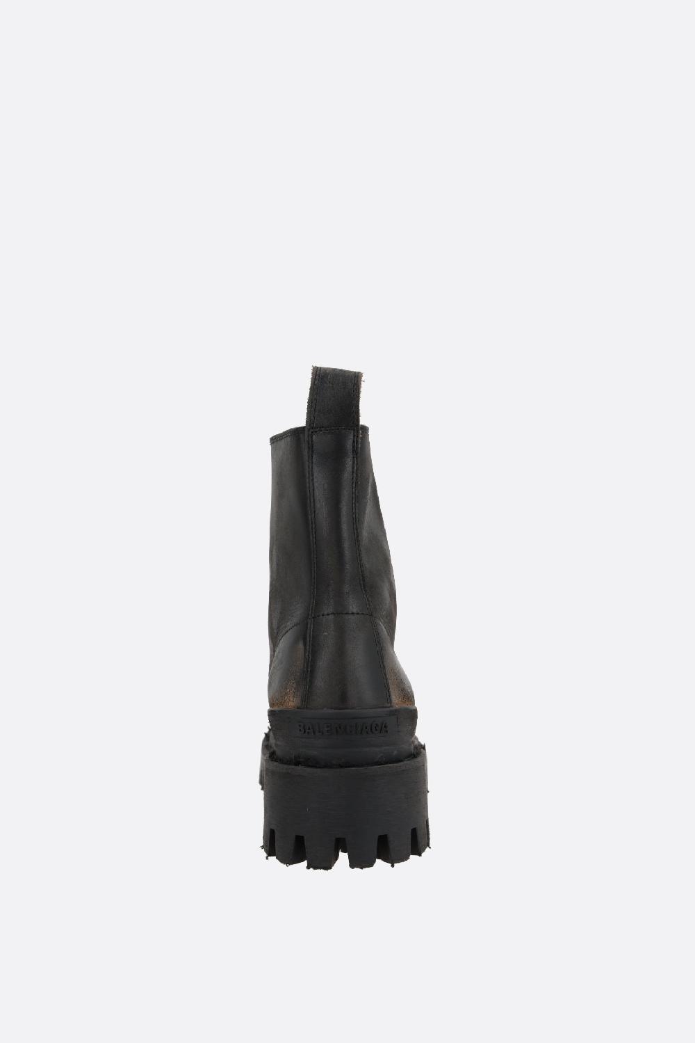 BALENCIAGA anfibio Strike in pelle vintage Offerta Giorno del Papà