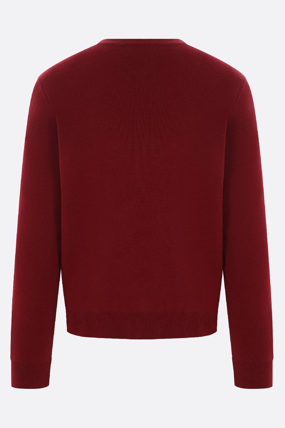 GUCCI pullover in lana e cashmere con logo Offerta migliore
