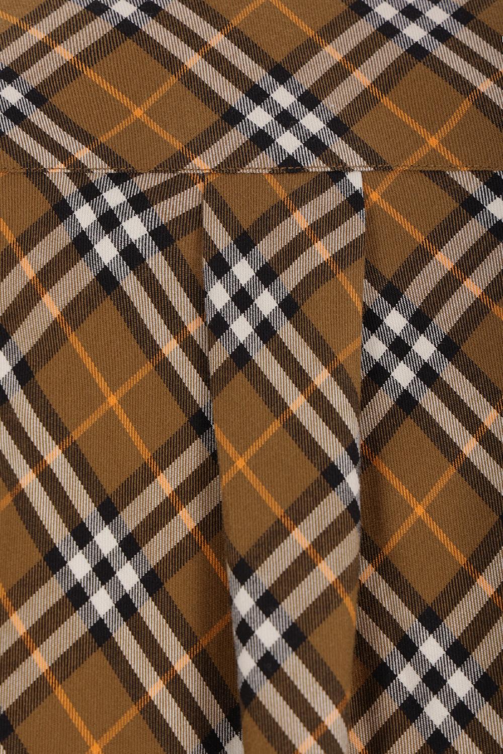 BURBERRY camicia in cotone Check Grandi sconti
