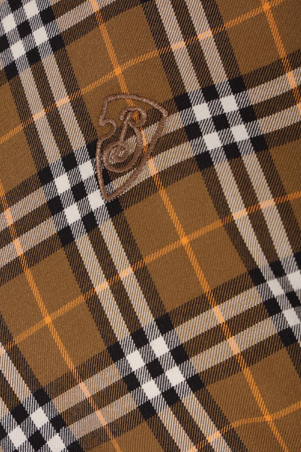 BURBERRY camicia in cotone Check Grandi sconti