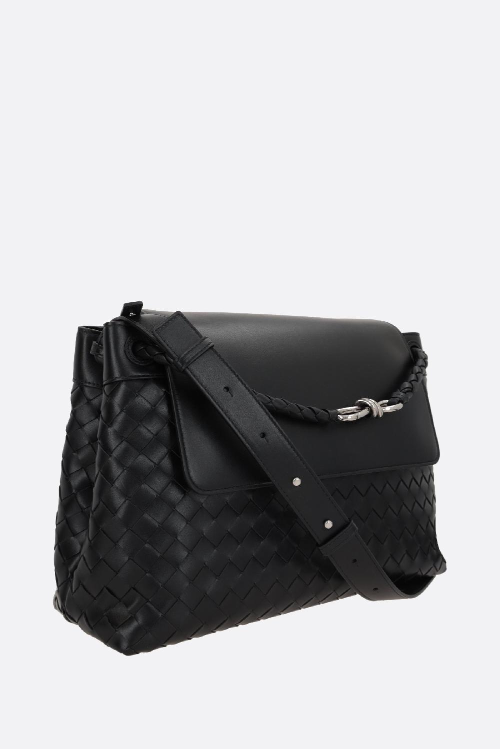 BOTTEGA VENETA borsa messenger Andiamo media in Intrecciato 15 Bestseller