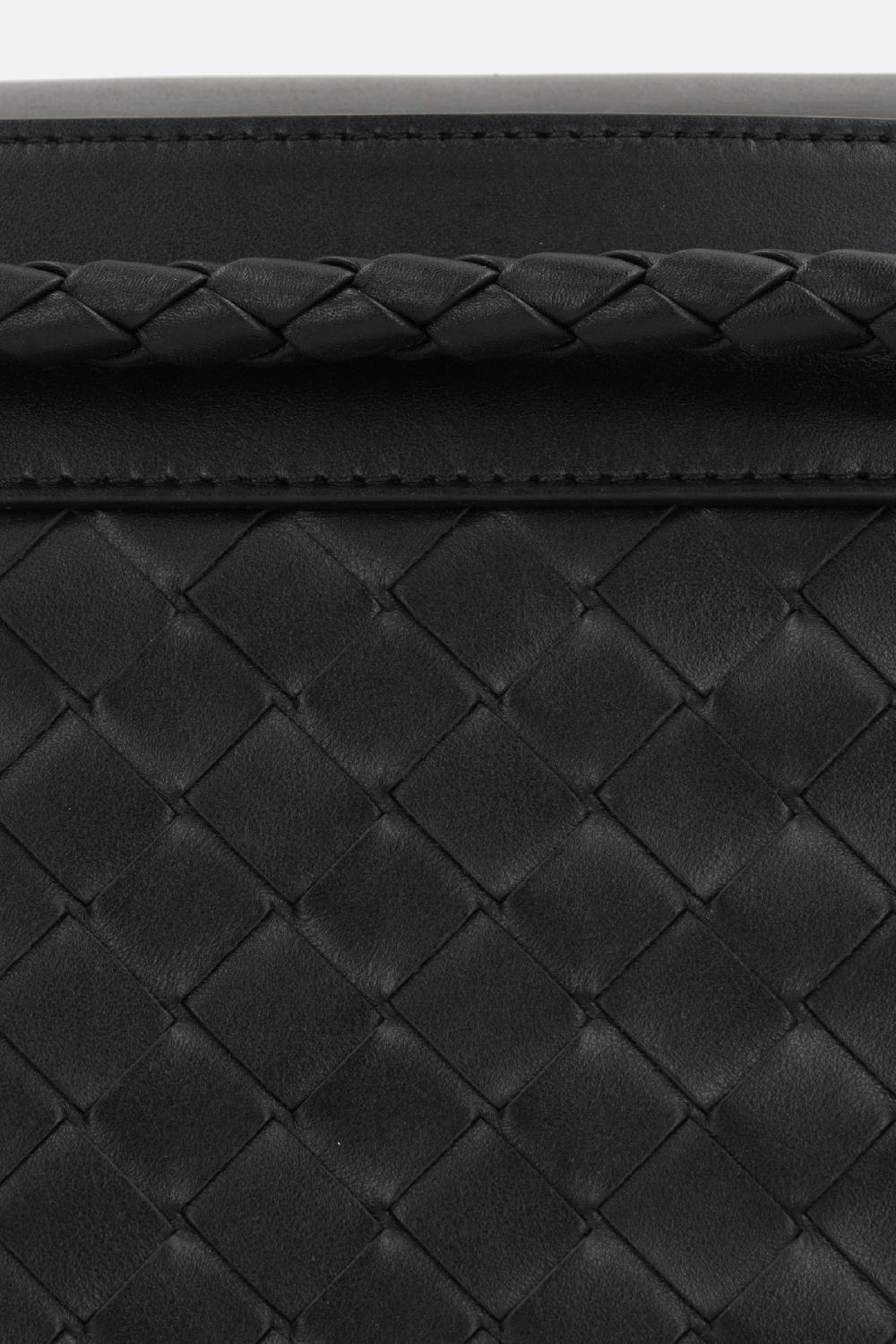 BOTTEGA VENETA borsa messenger Andiamo media in Intrecciato 15 Bestseller