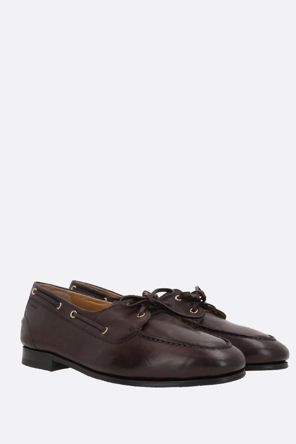 BALLY mocassino stringatto Pathy in pelle liscia Offerte giornaliere