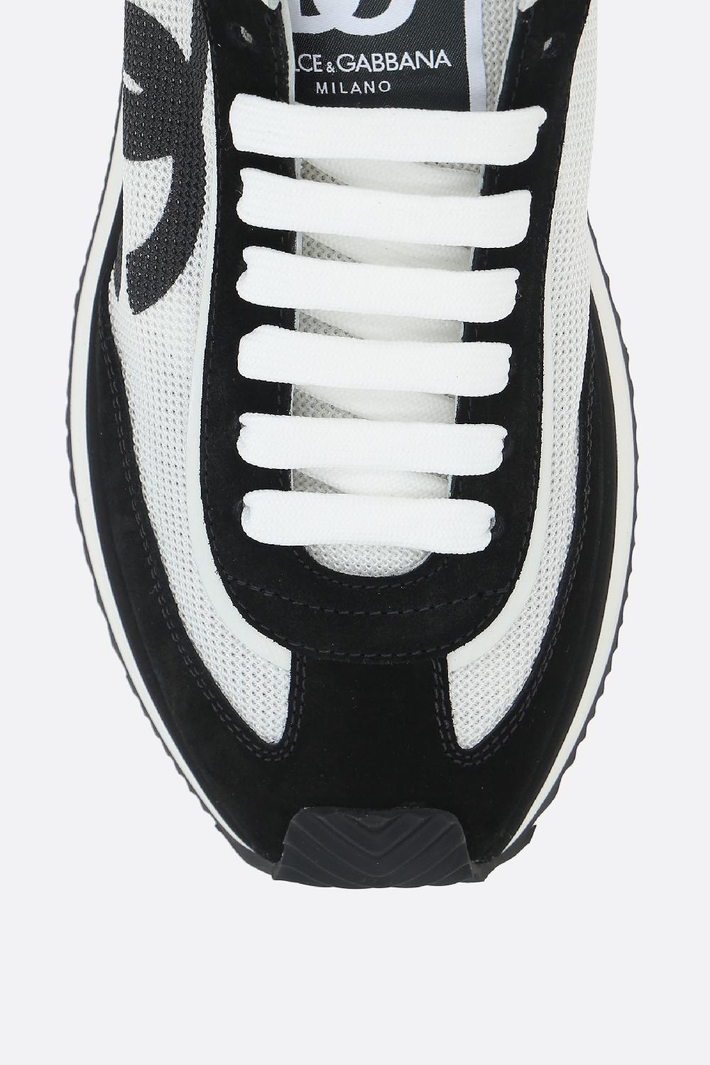 DOLCE & GABBANA sneaker Dragon in rete e suede Sconti VIP