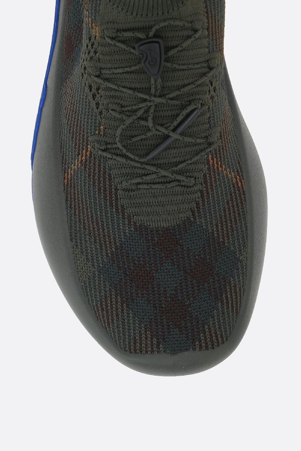 BURBERRY sneaker Neptune in maglia Check Ultimi tre giorni