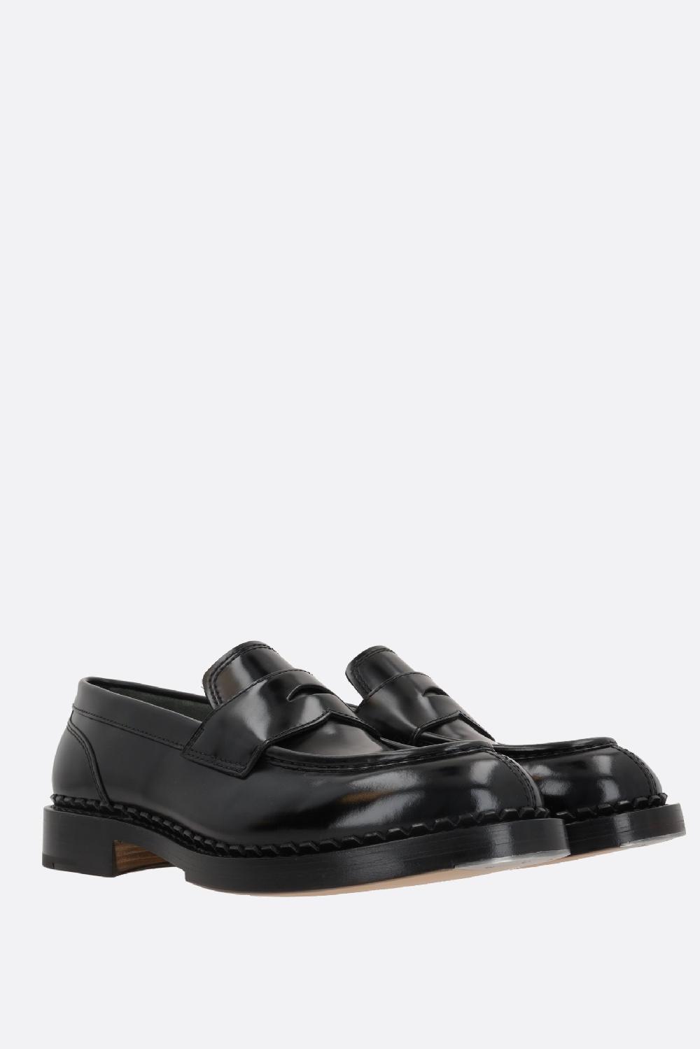 SANTONI X 10 CORSO COMO mocassino in pelle lucida ACQUISTA ORA