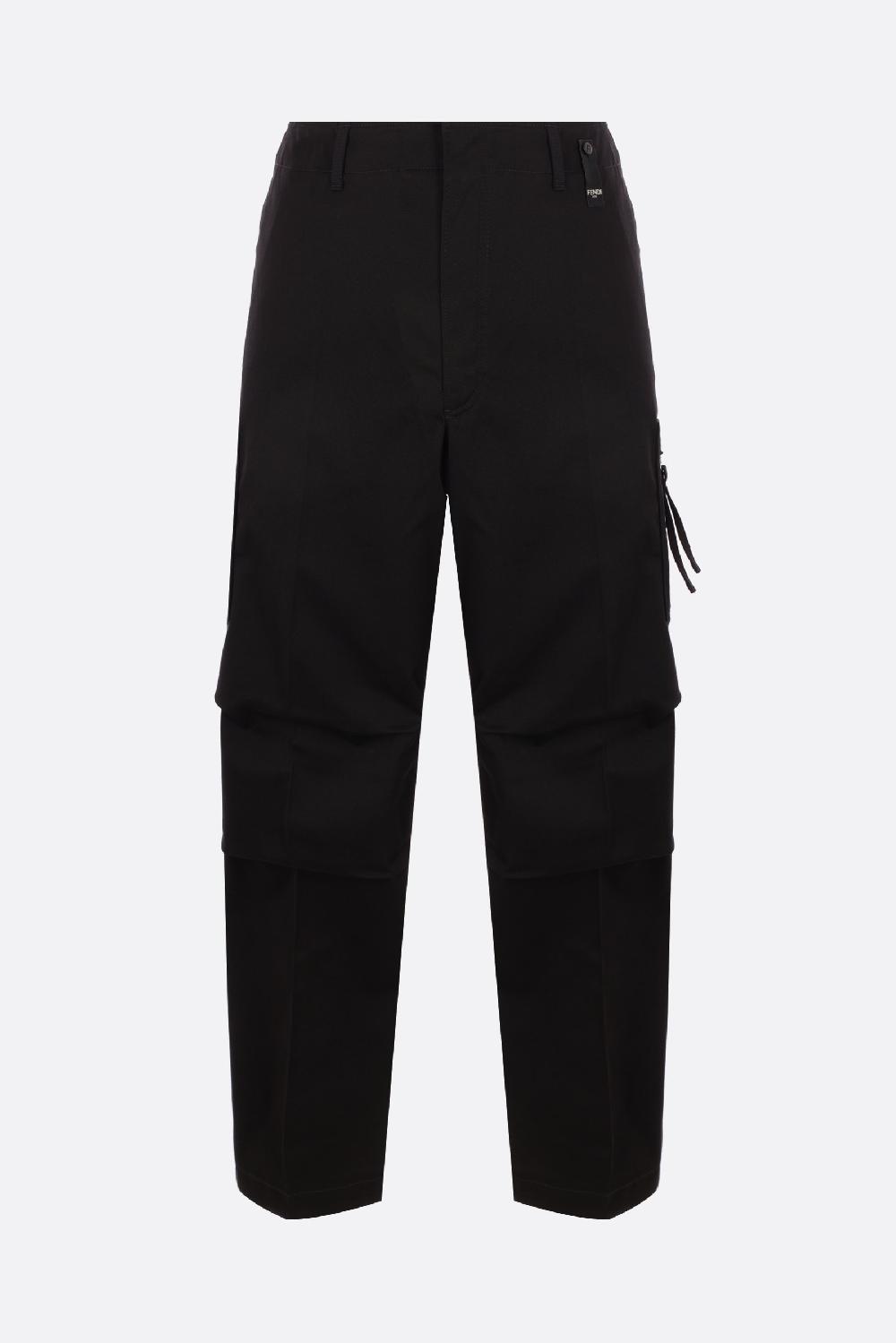 FENDI pantalone cargo in gabardine Ultimi due giorni