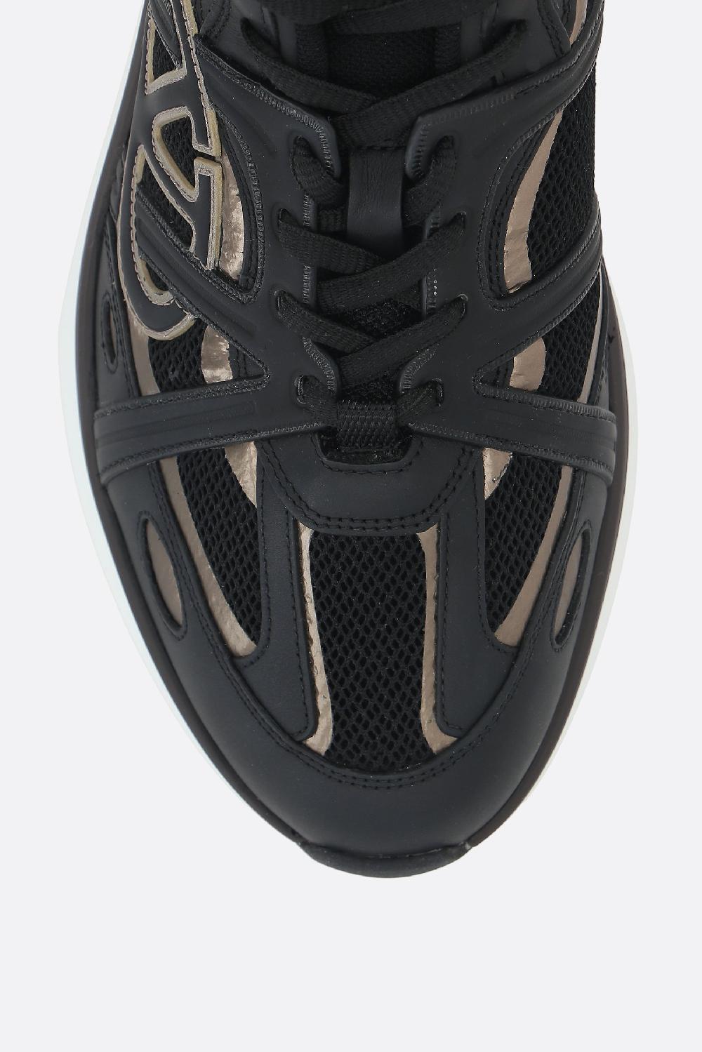 VALENTINO GARAVANI sneaker Vlogo Easyjog in pelle e tessuto Promozione temporanea