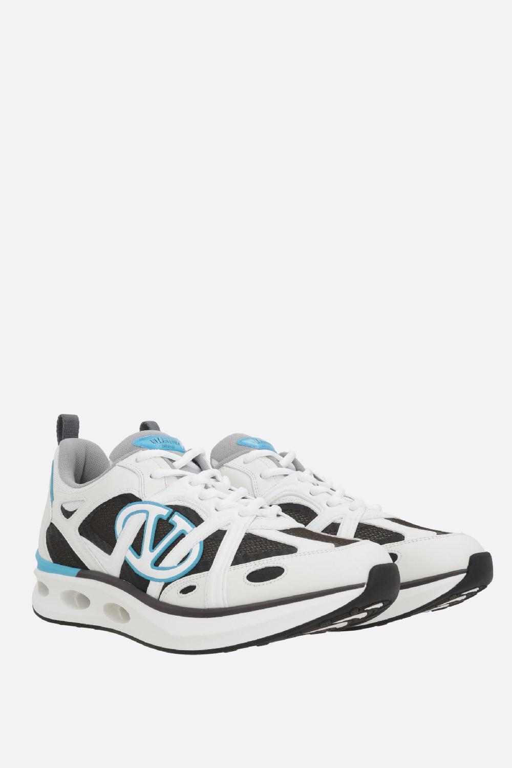 VALENTINO GARAVANI sneaker Vlogo Easyjog in pelle e tessuto Fino al 50% di sconto