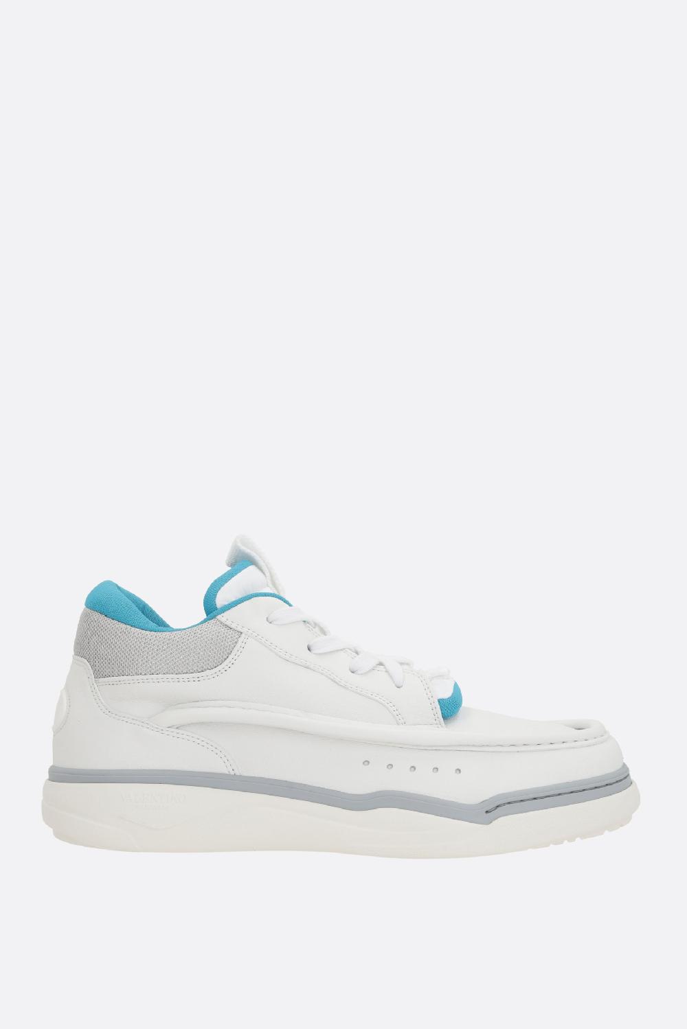 VALENTINO GARAVANI sneaker Runboot in pelle liscia e rete Fino al 60% di sconto
