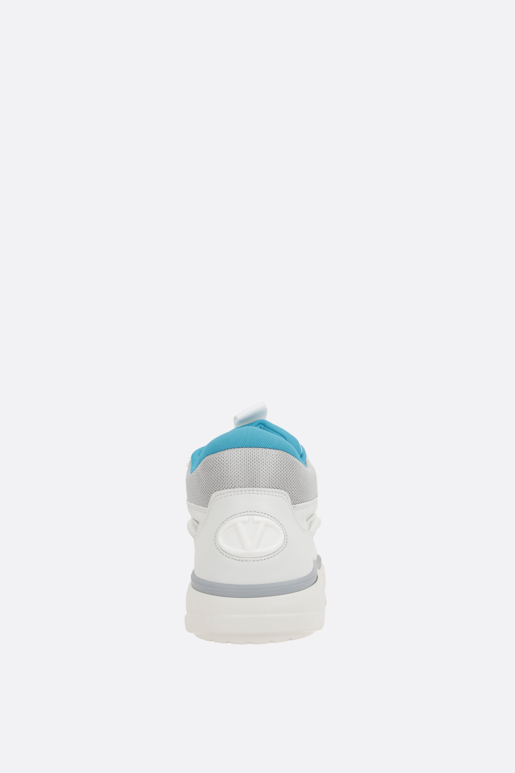 VALENTINO GARAVANI sneaker Runboot in pelle liscia e rete Fino al 60% di sconto
