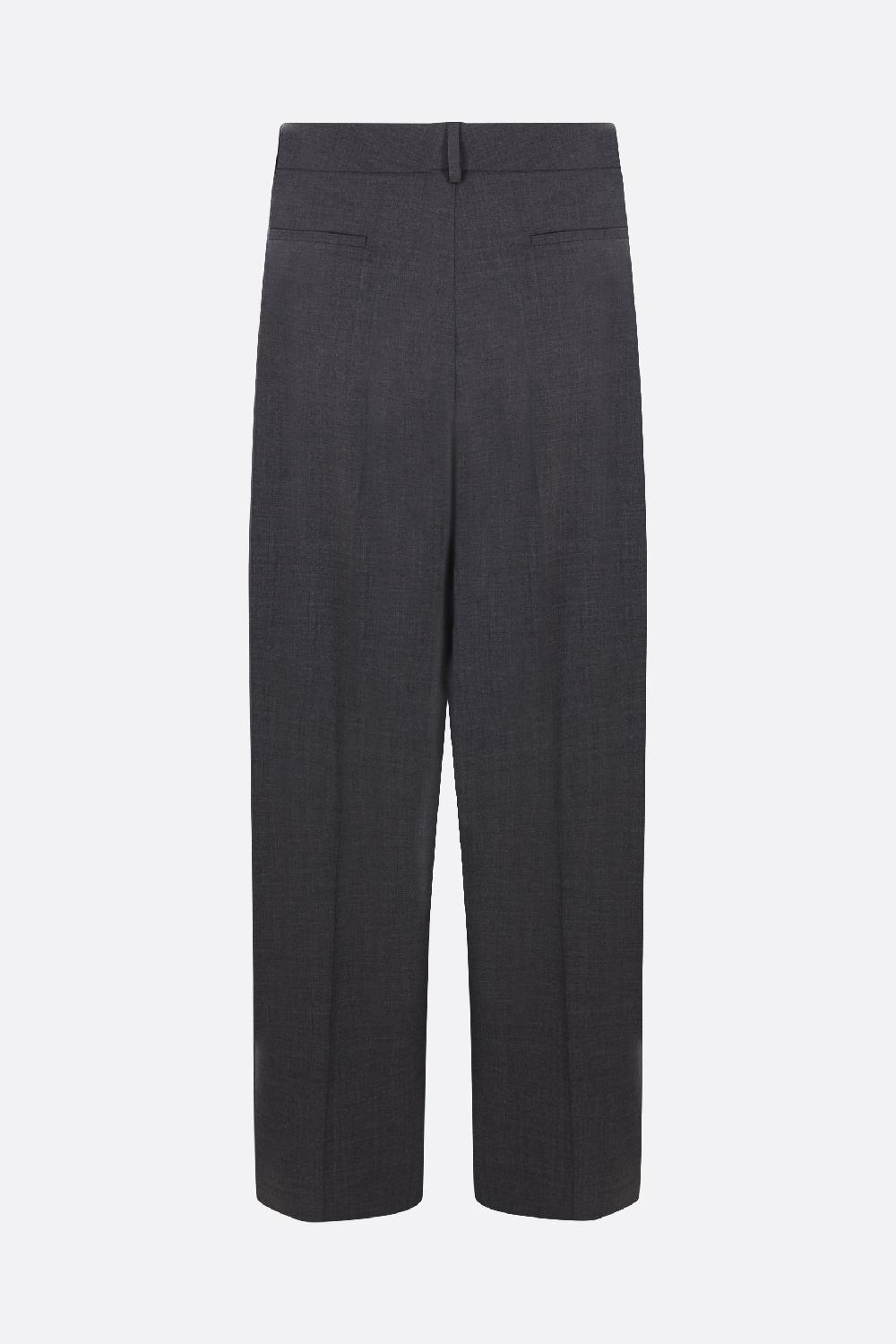 VALENTINO GARAVANI pantalone loose-fit in lana Fino al 65% di sconto