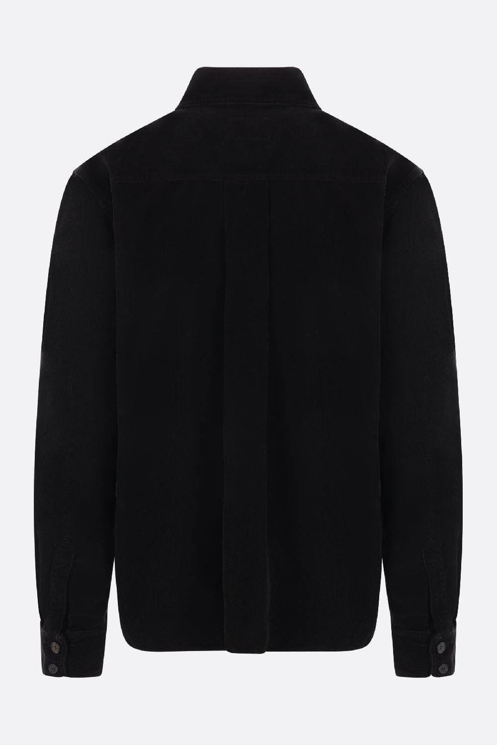 SAINT LAURENT camicia in velluto a coste Sostegno trimestrale
