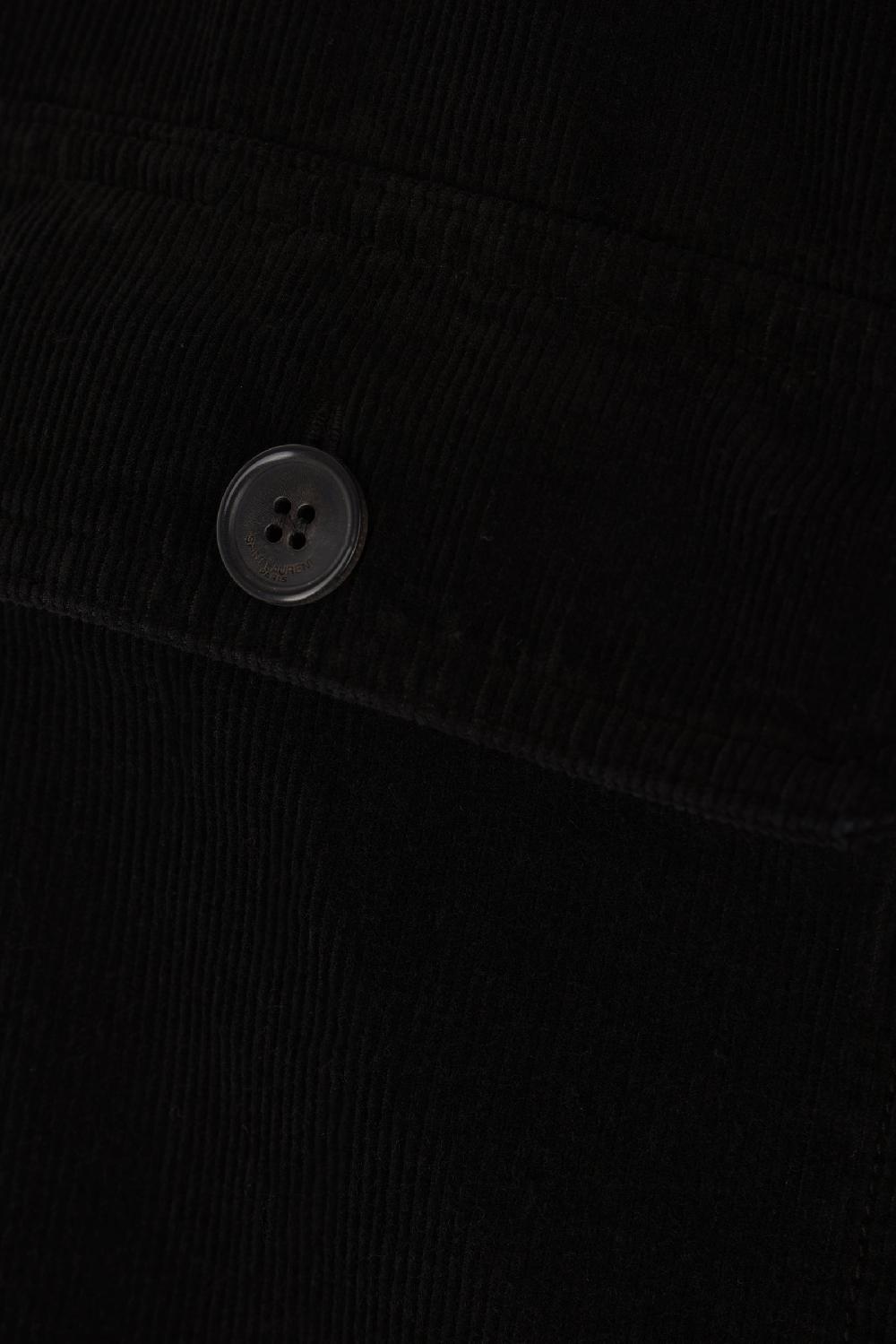 SAINT LAURENT camicia in velluto a coste Sostegno trimestrale