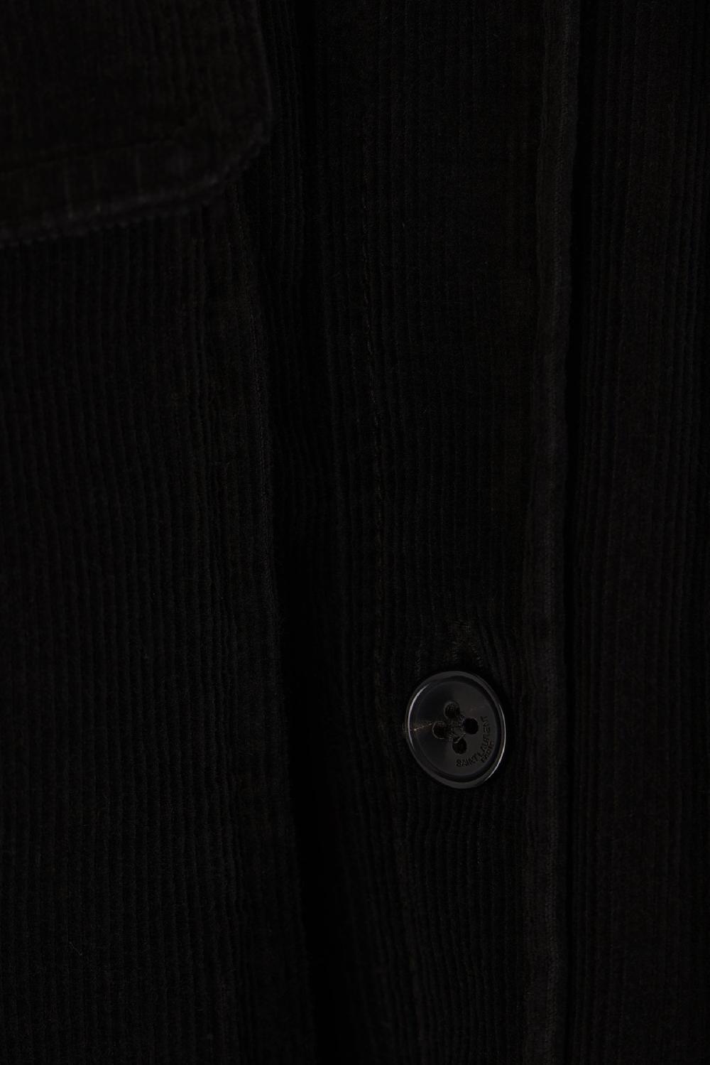 SAINT LAURENT camicia in velluto a coste Sostegno trimestrale